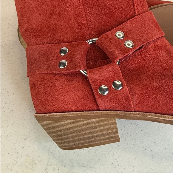 Jeffery Campbell/Waylon Harness Boot (Women)Tomato Red Size 7.5 NWOB - Picture 8 of 11